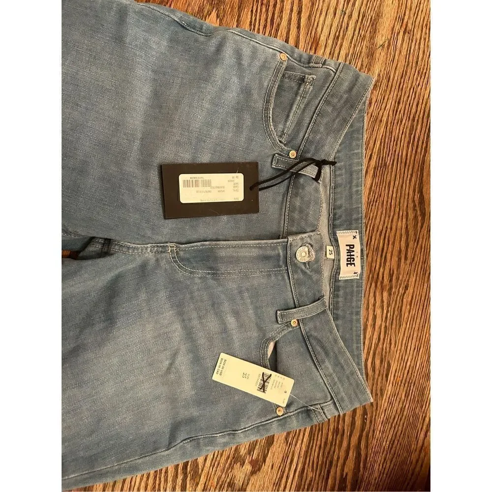 Anthropologie Paige Brigitte Mid-Rise Boyfriend Jeans size 25